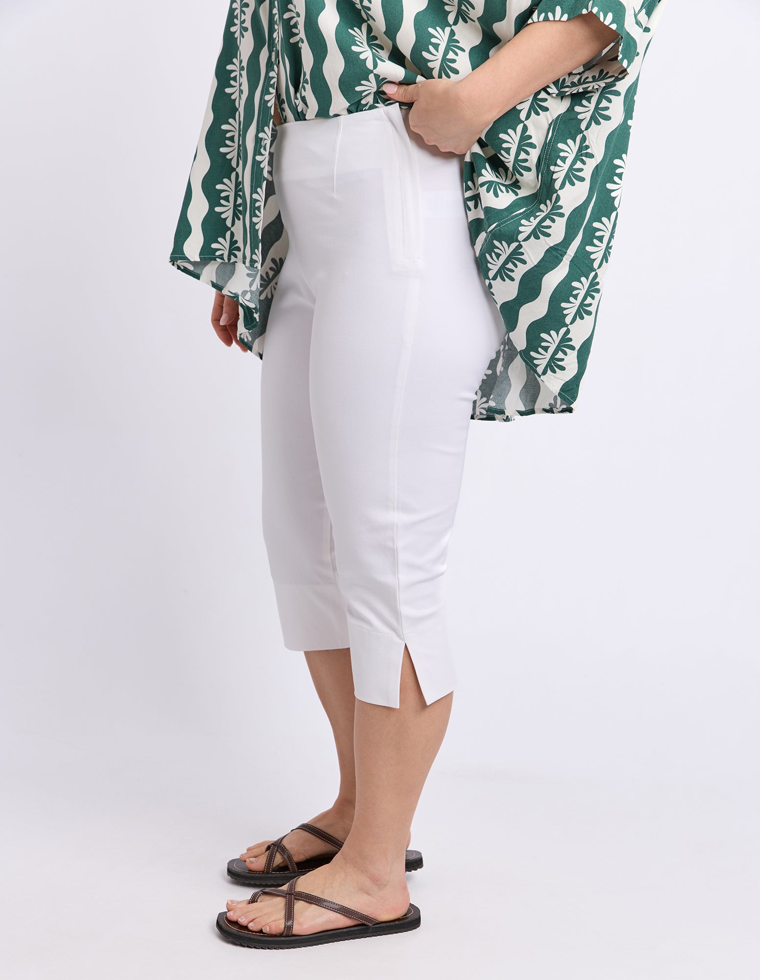 Capri Pant White