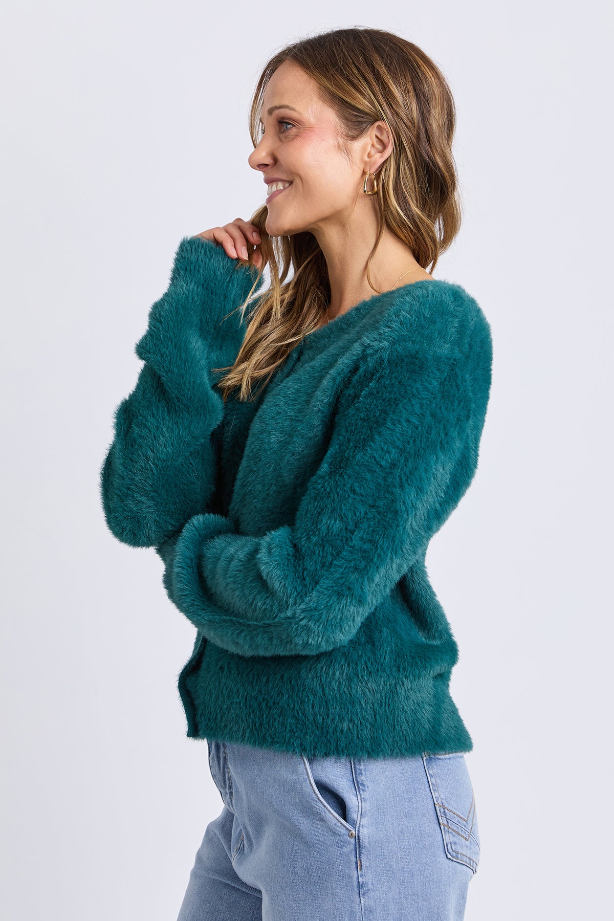 Paris Cardigan Teal