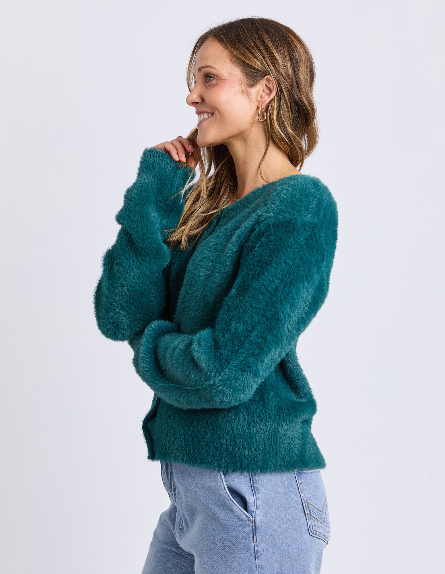 Paris Cardigan Teal