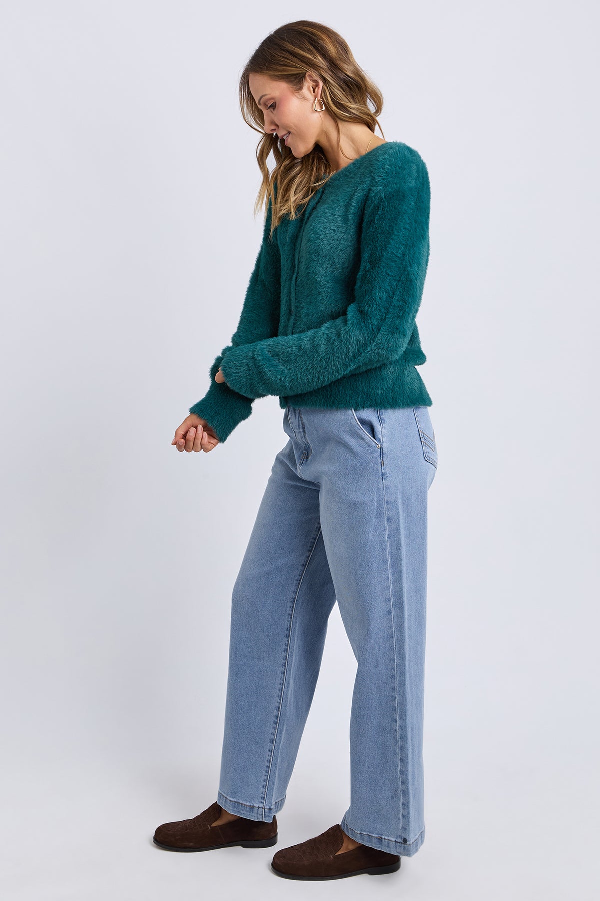 Paris Cardigan Teal
