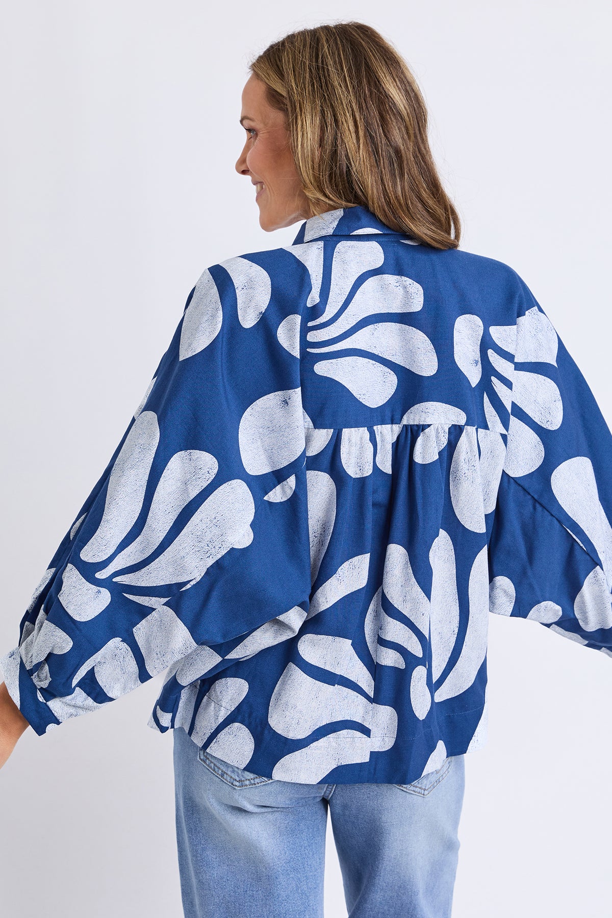 Celeste Shirt Classic Navy Print