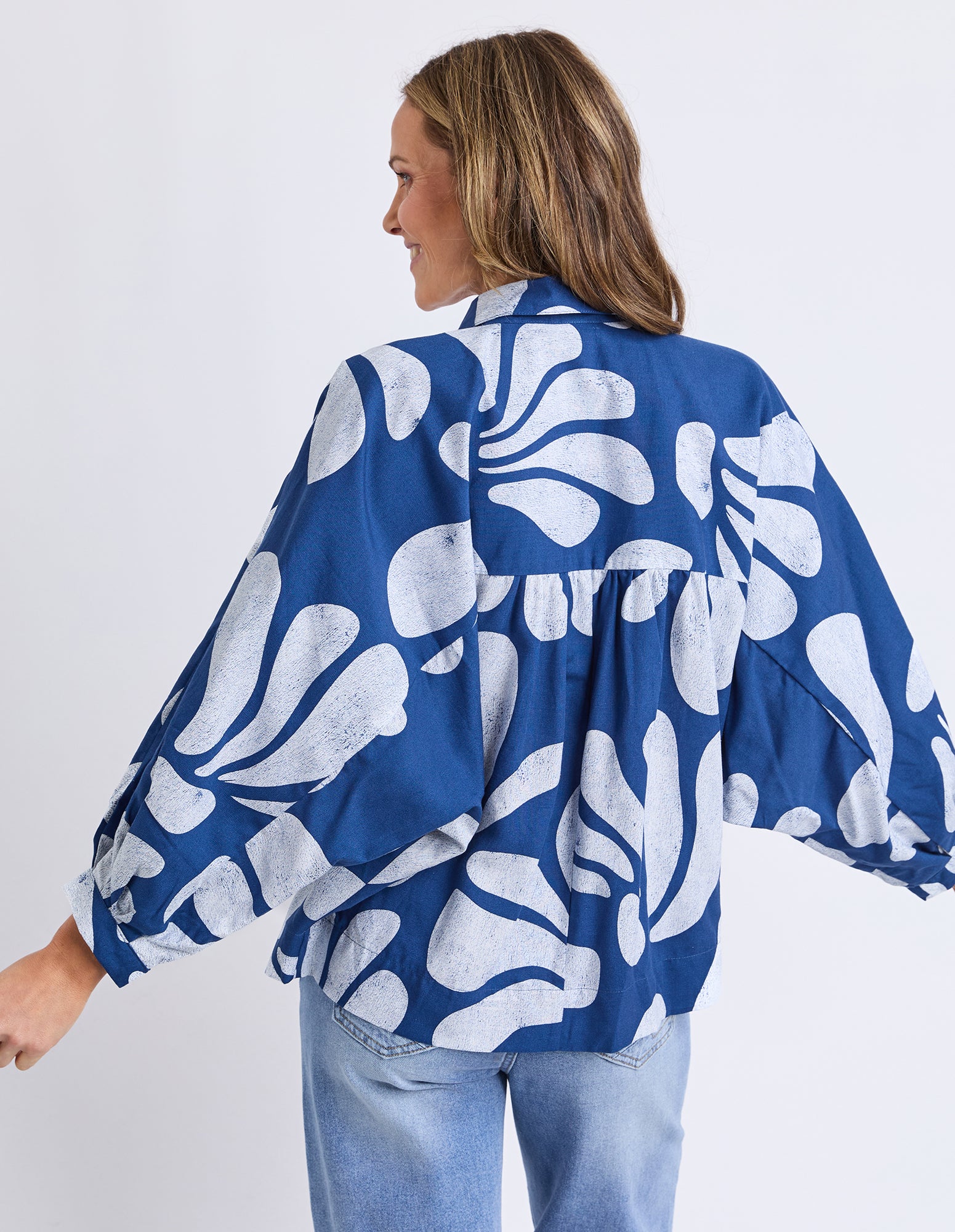 Celeste Shirt Classic Navy Print