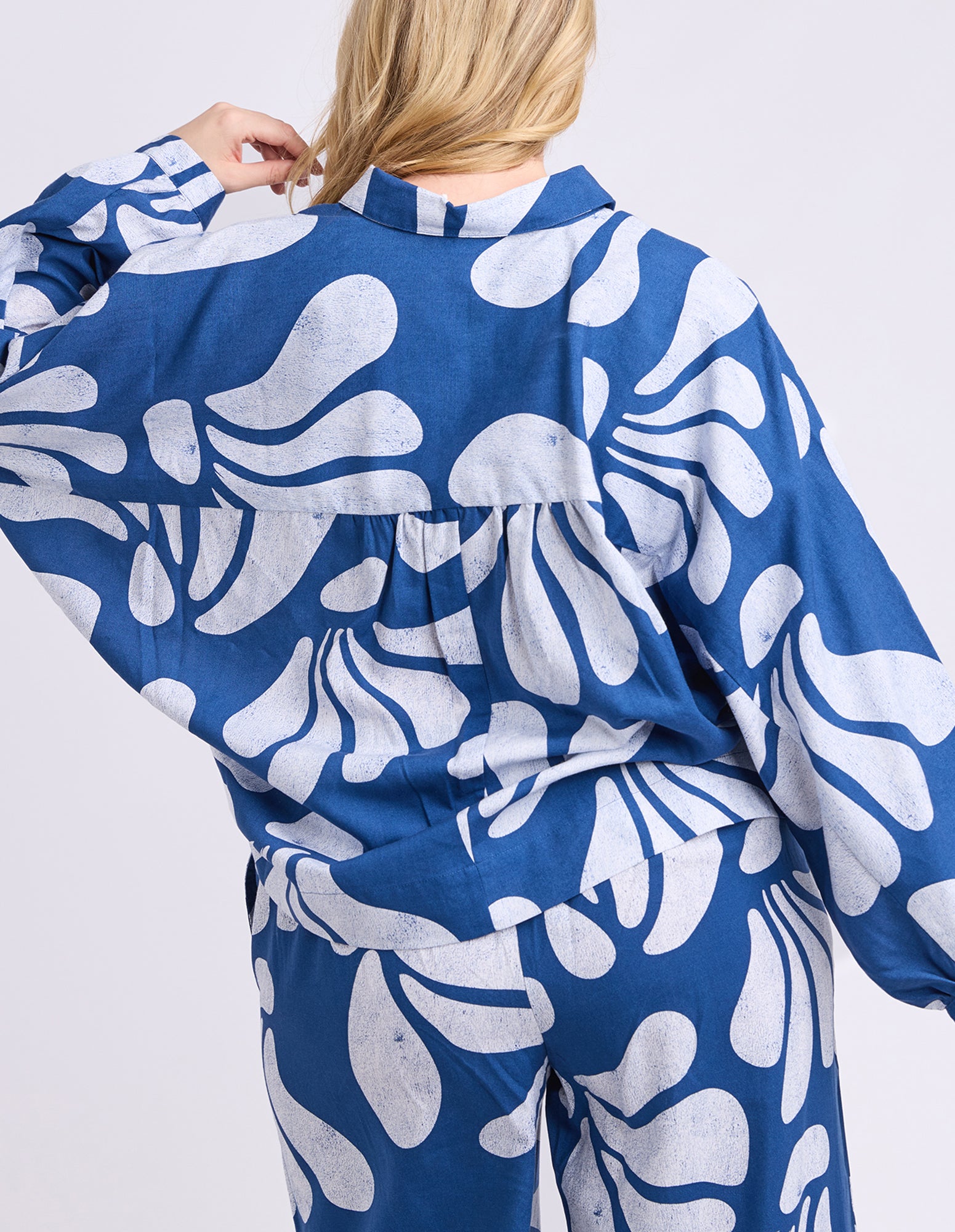 Celeste Shirt Classic Navy Print