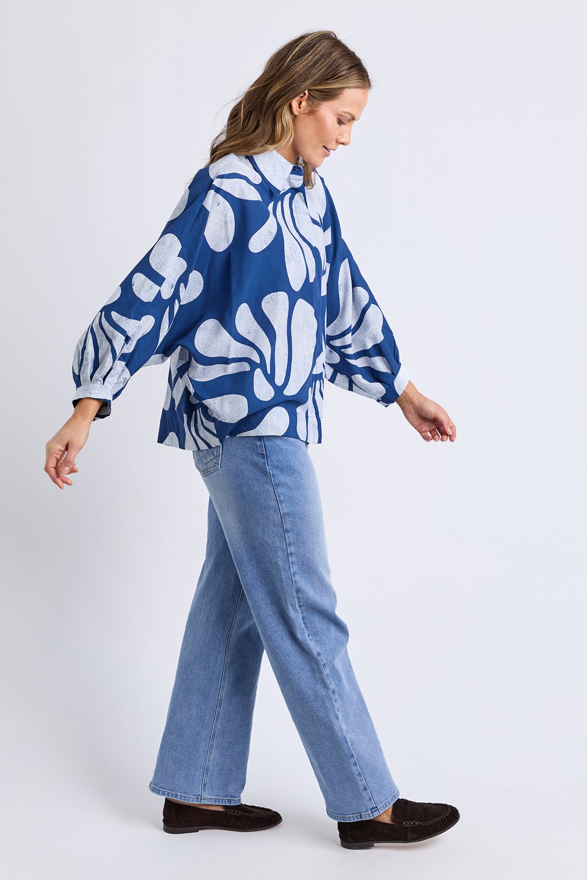 Celeste Shirt Classic Navy Print