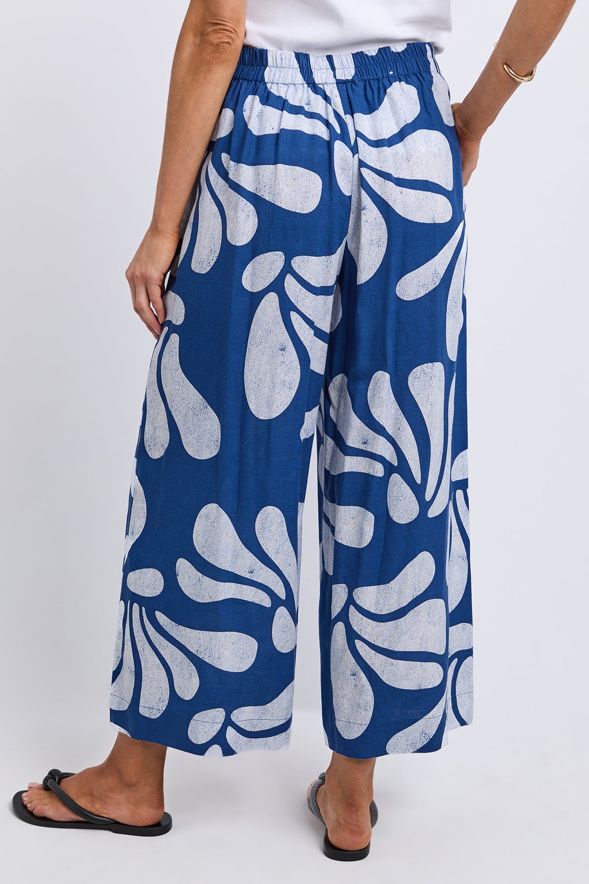 Celeste Pant Classic Navy Print