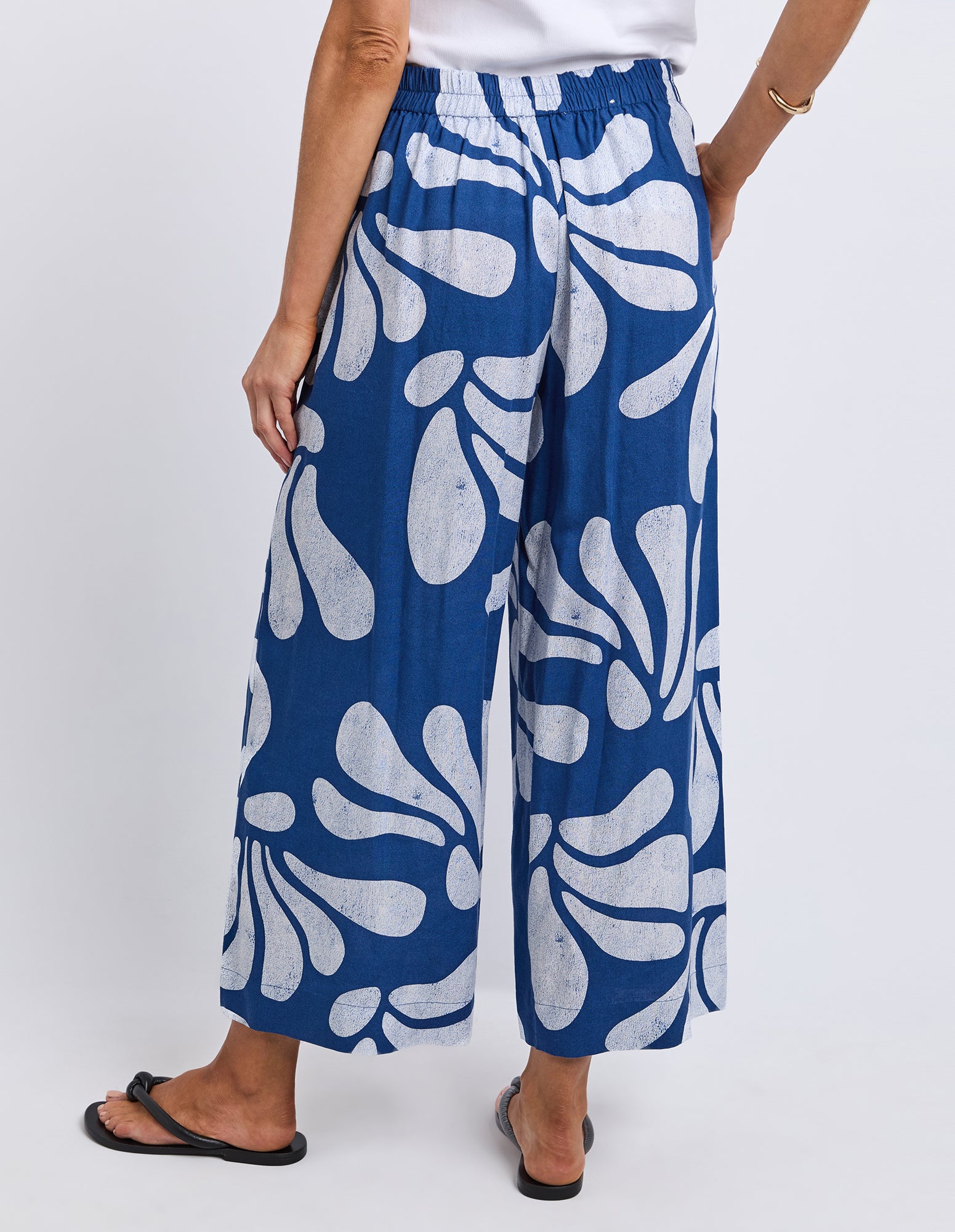 Celeste Pant Classic Navy Print