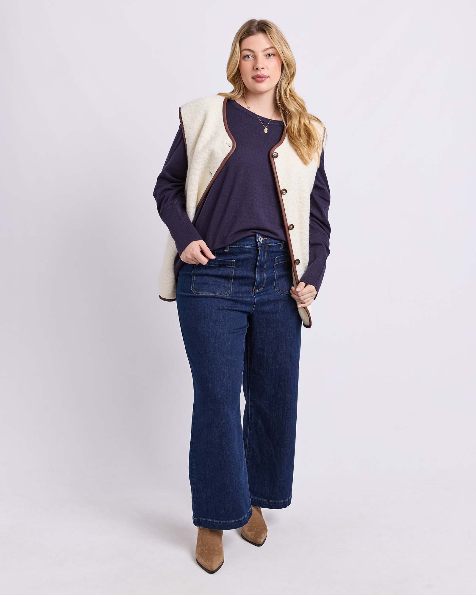 Sherling Vest Marshmellow
