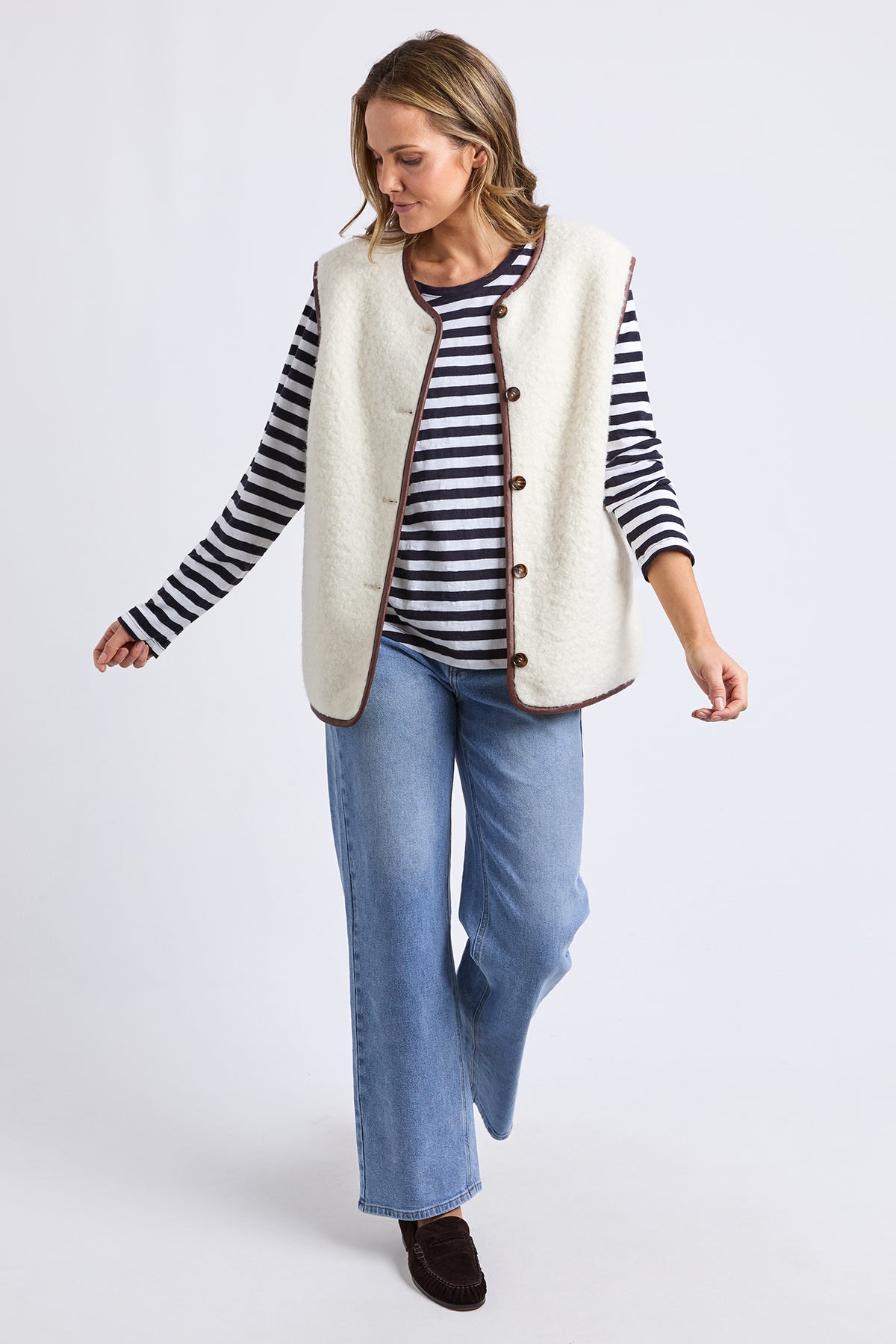 Sherling Vest Marshmellow