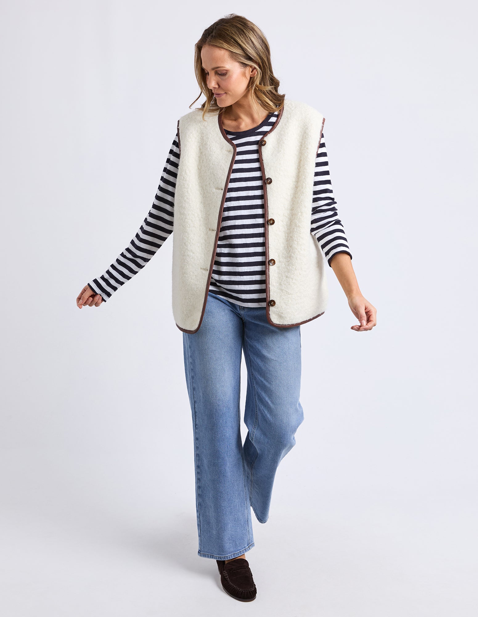 Sherling Vest Marshmellow