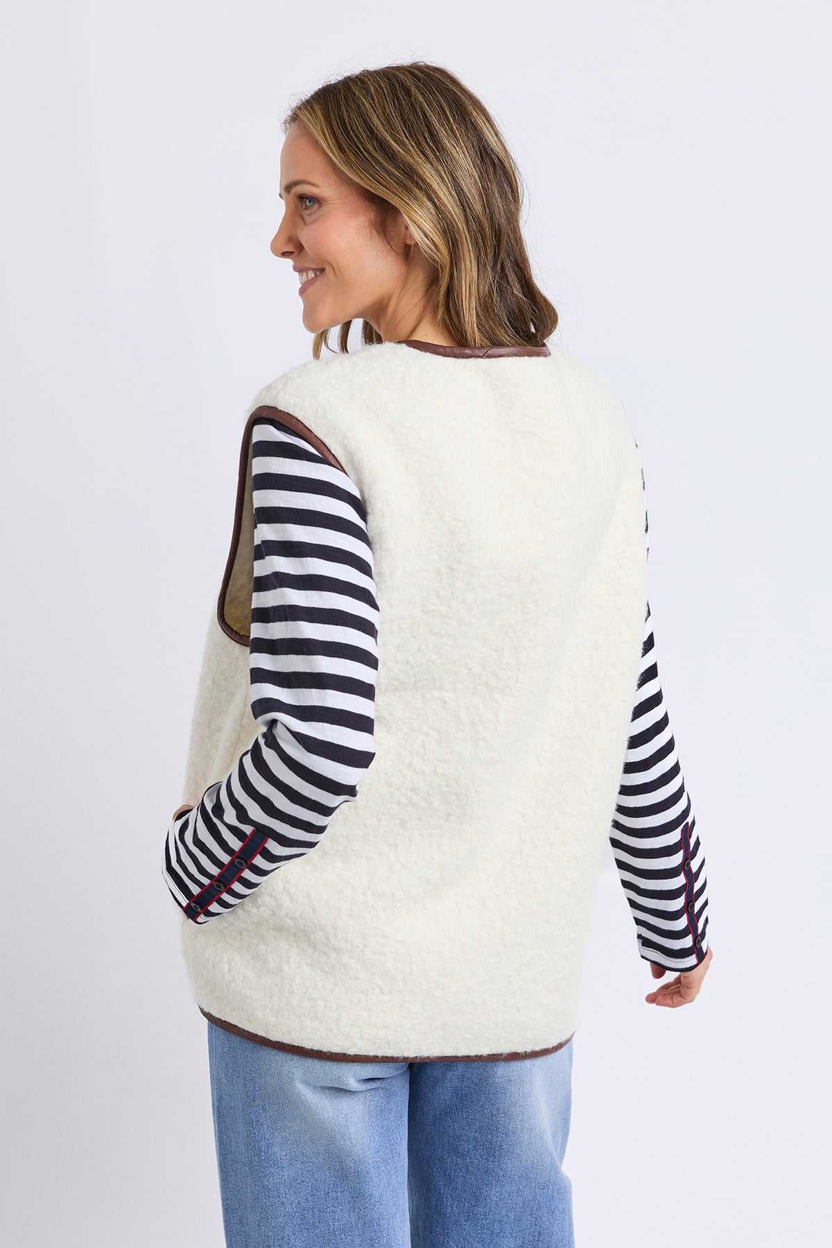 Sherling Vest Marshmellow