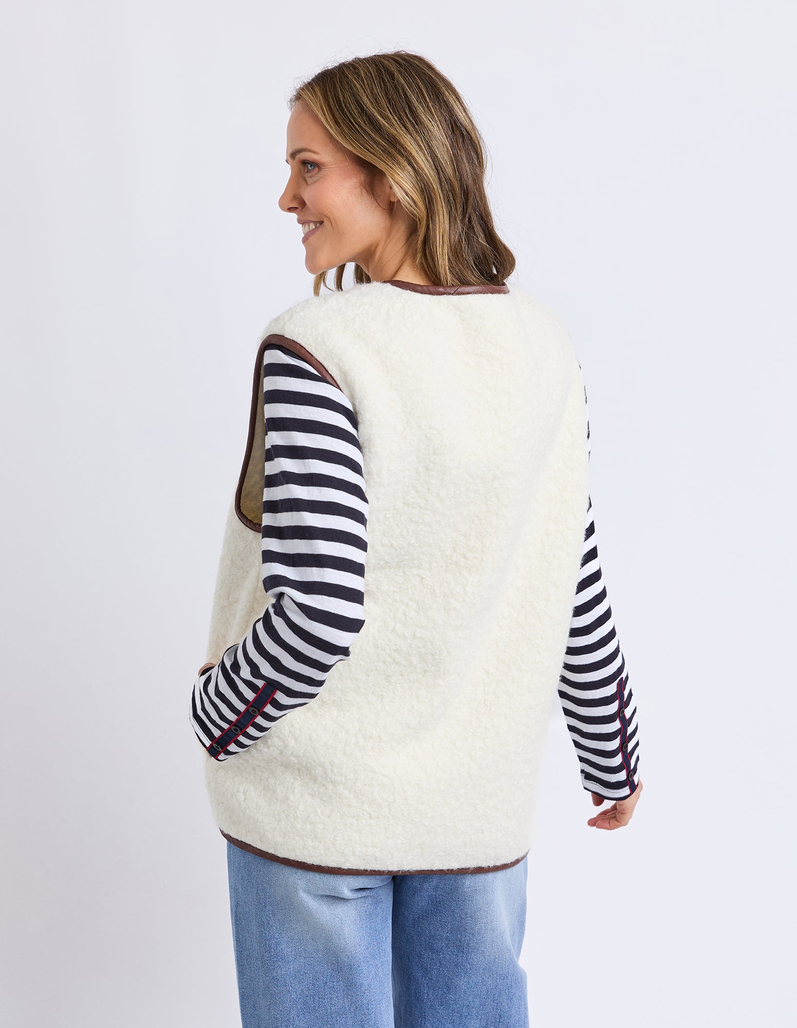 Sherling Vest Marshmellow