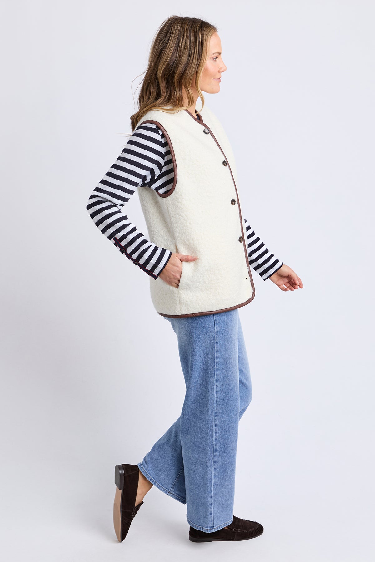 Sherling Vest Marshmellow