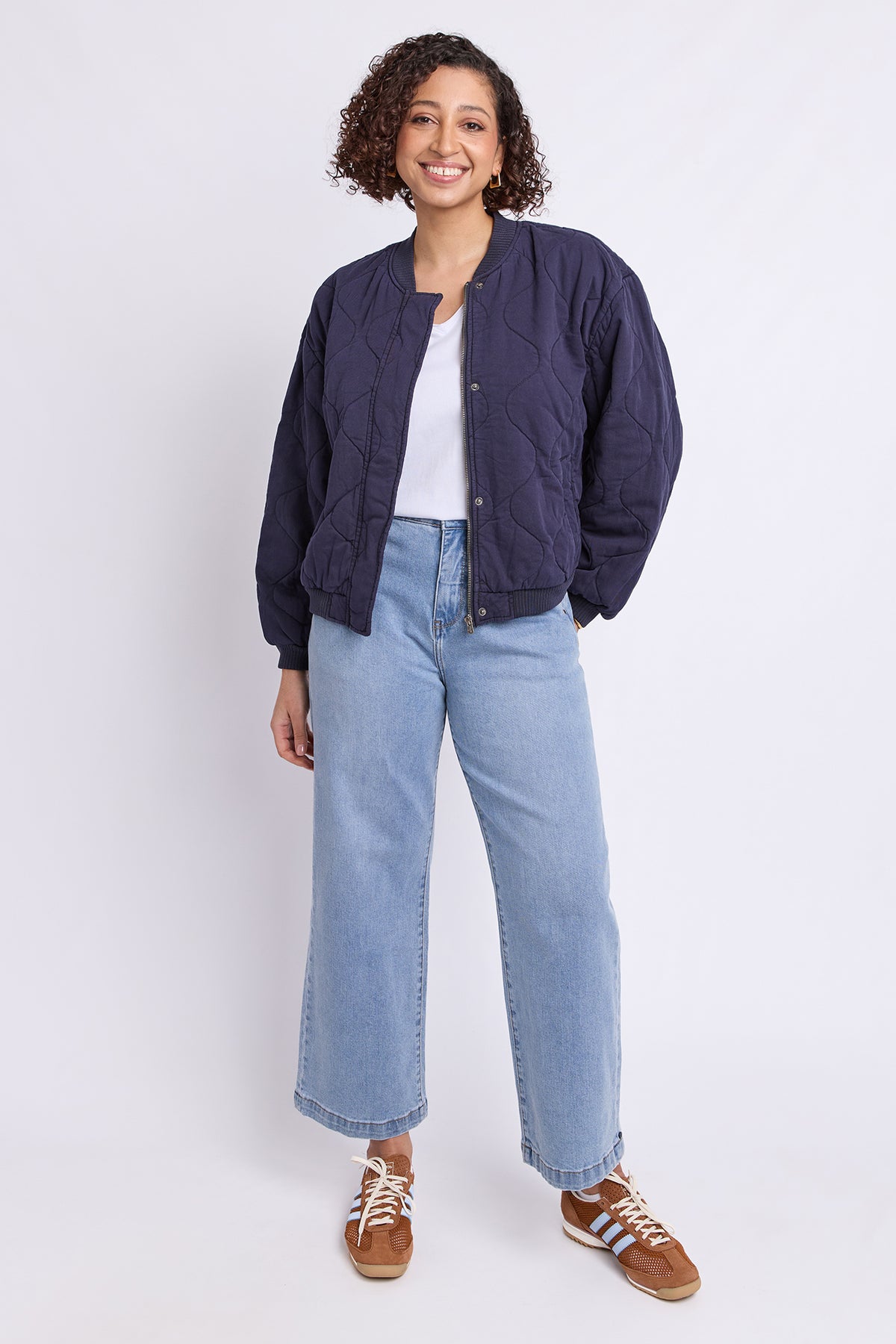Jean Bomber Jacket Midnight Navy