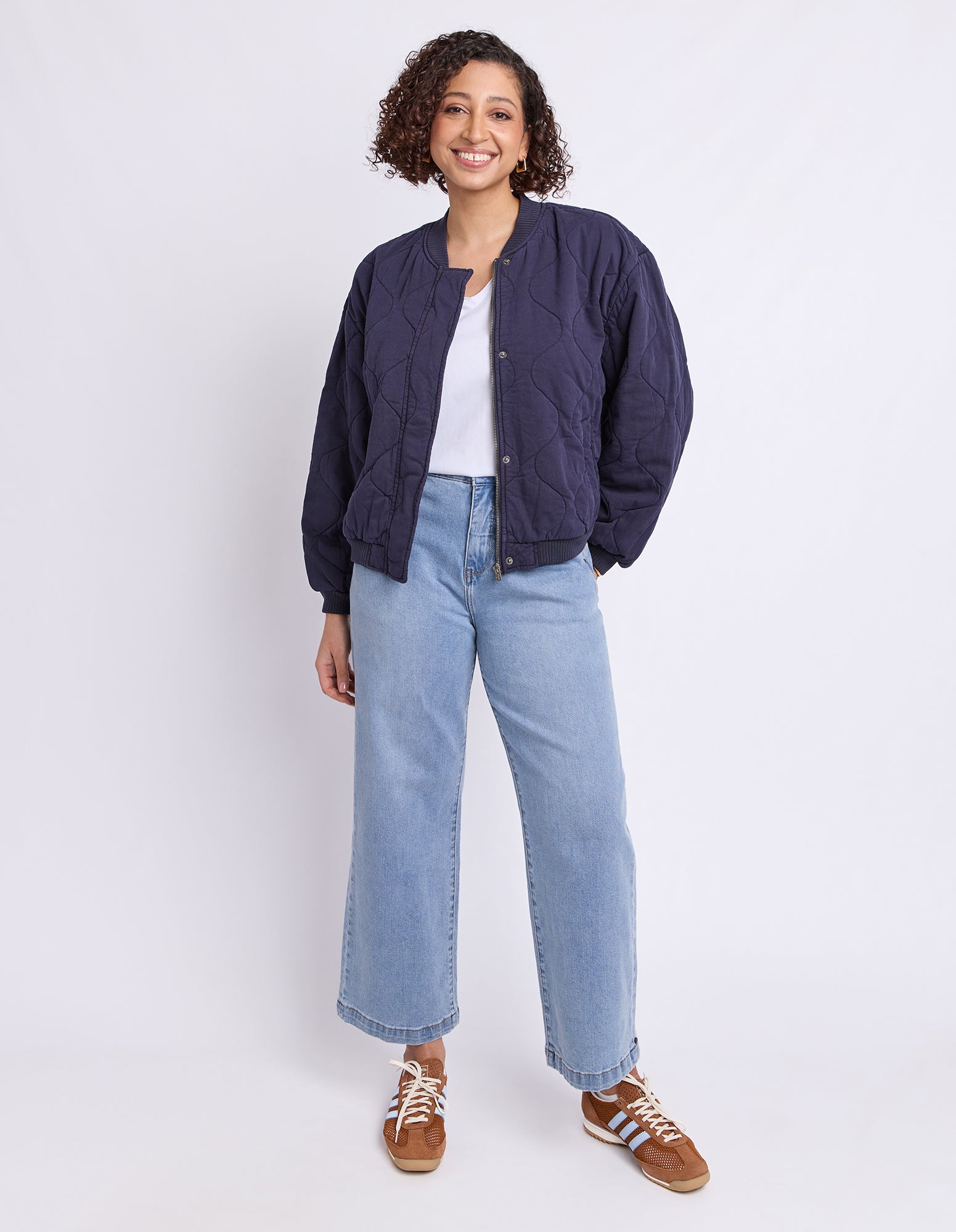 Jean Bomber Jacket Midnight Navy
