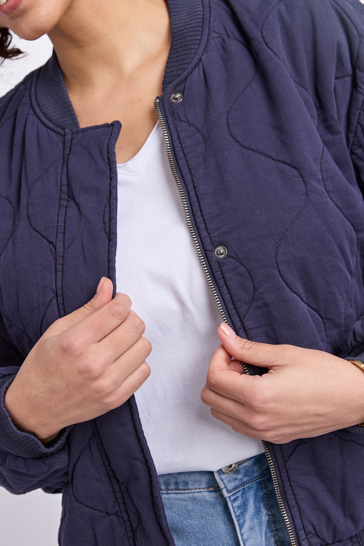 Jean Bomber Jacket Midnight Navy