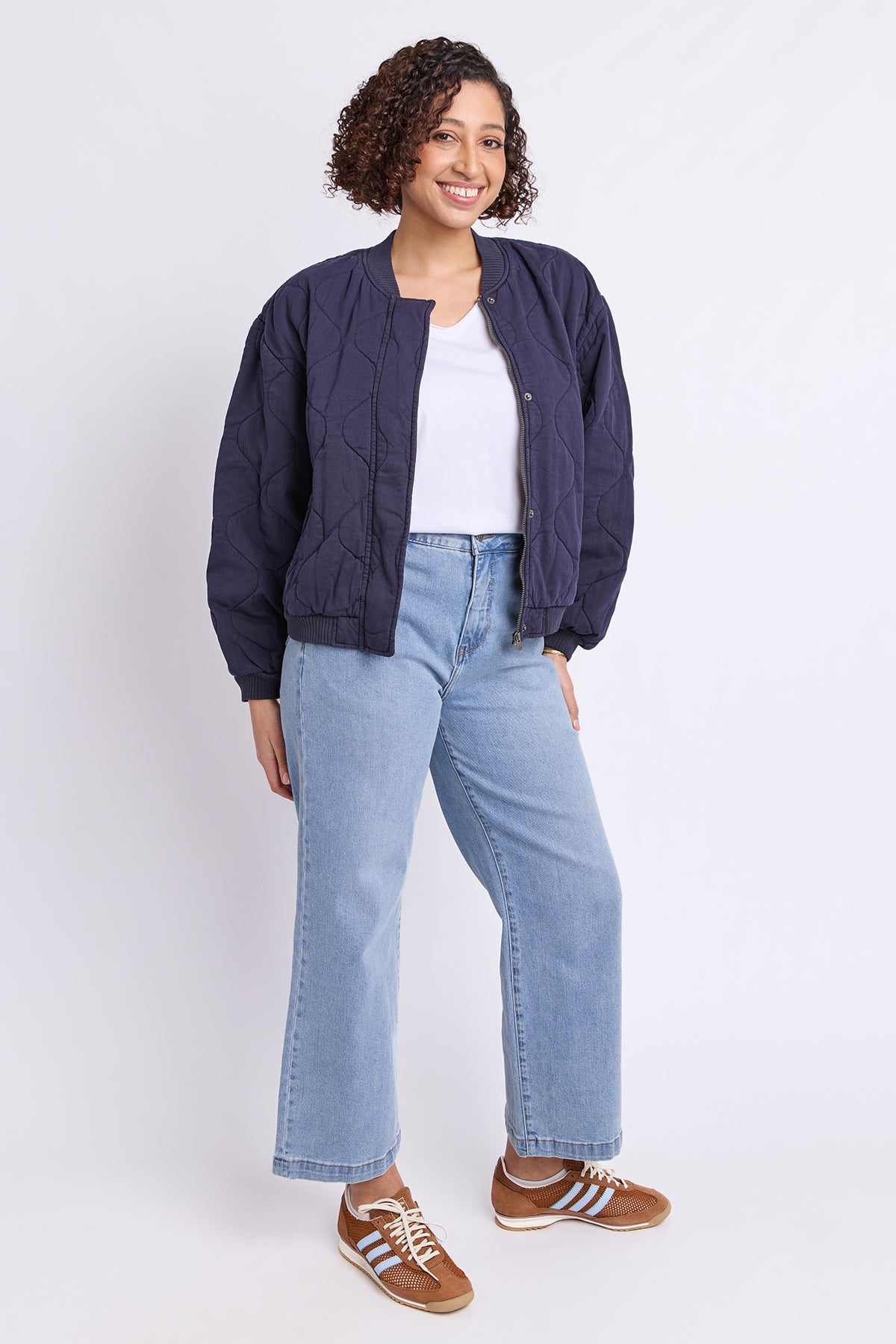 Jean Bomber Jacket Midnight Navy