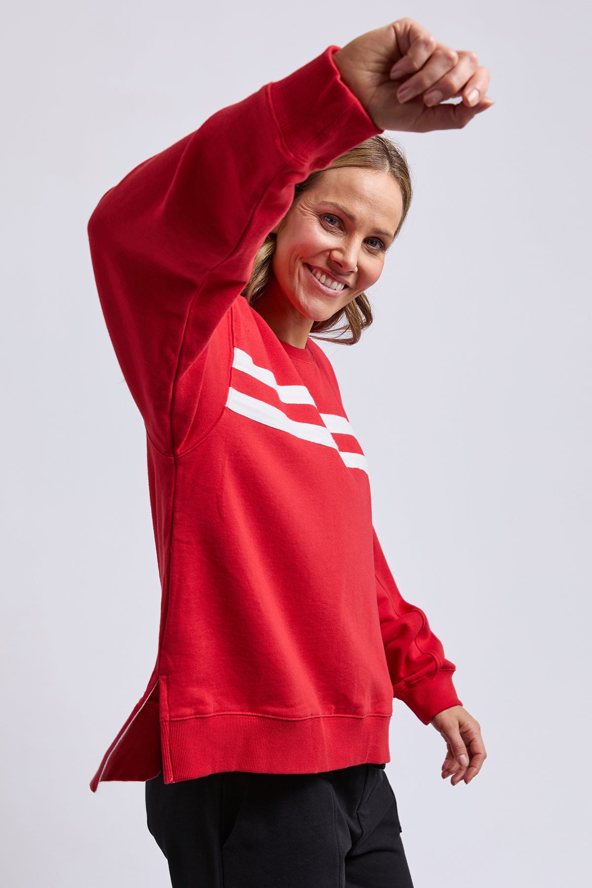 Amelie Crew Cranberry