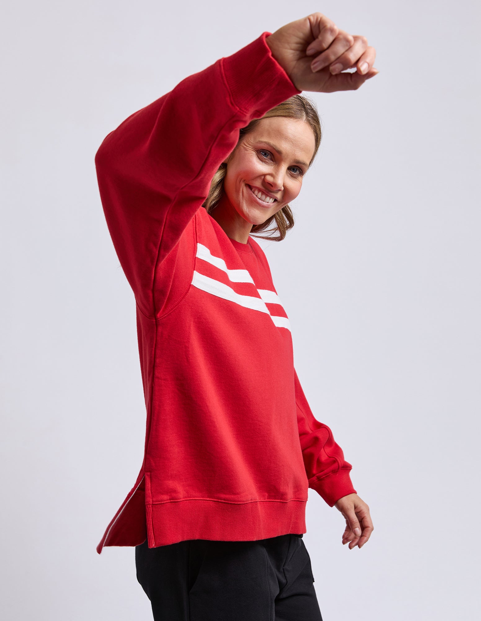 Amelie Crew Cranberry