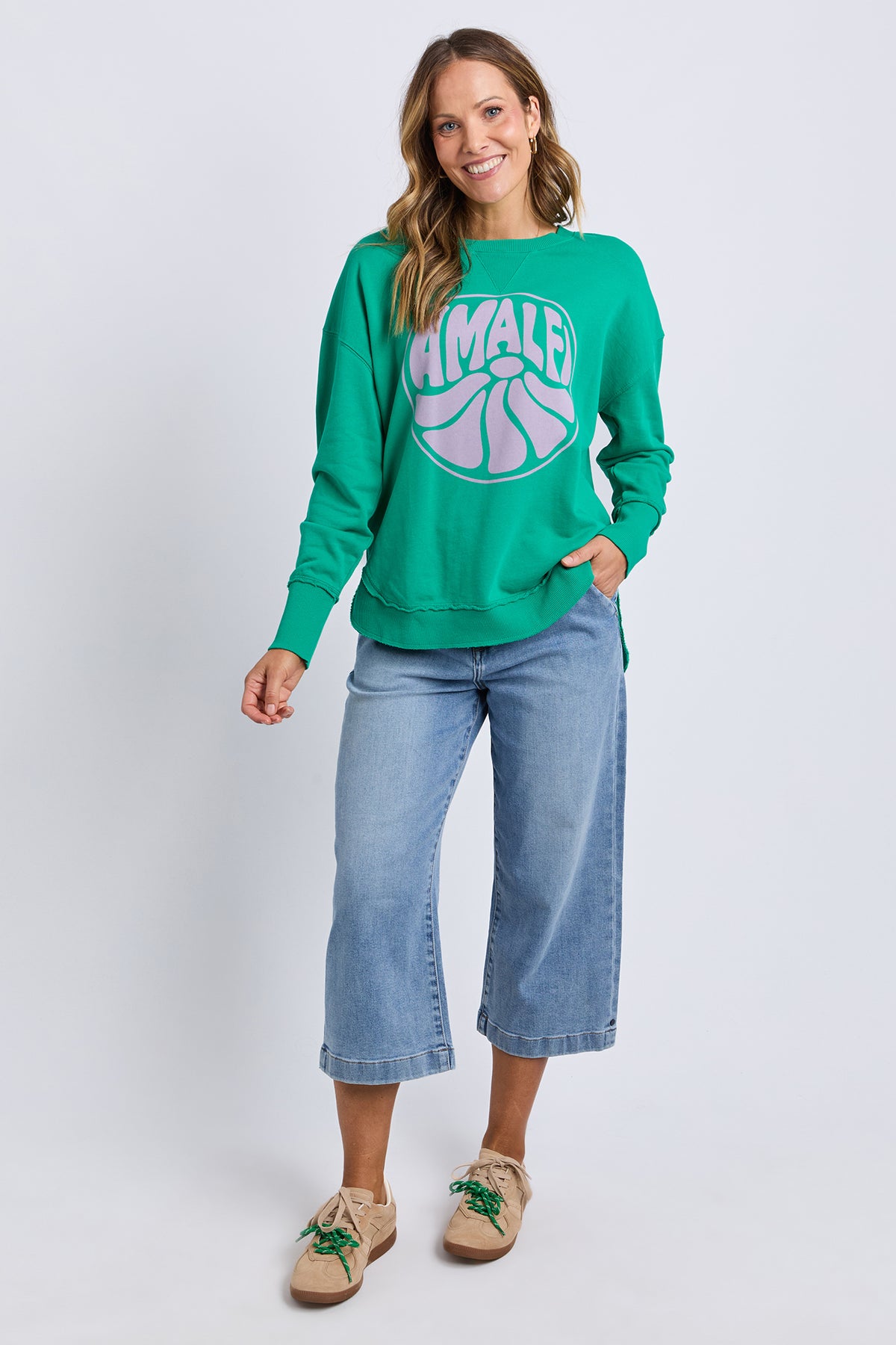 Amalfi Crew Turquoise