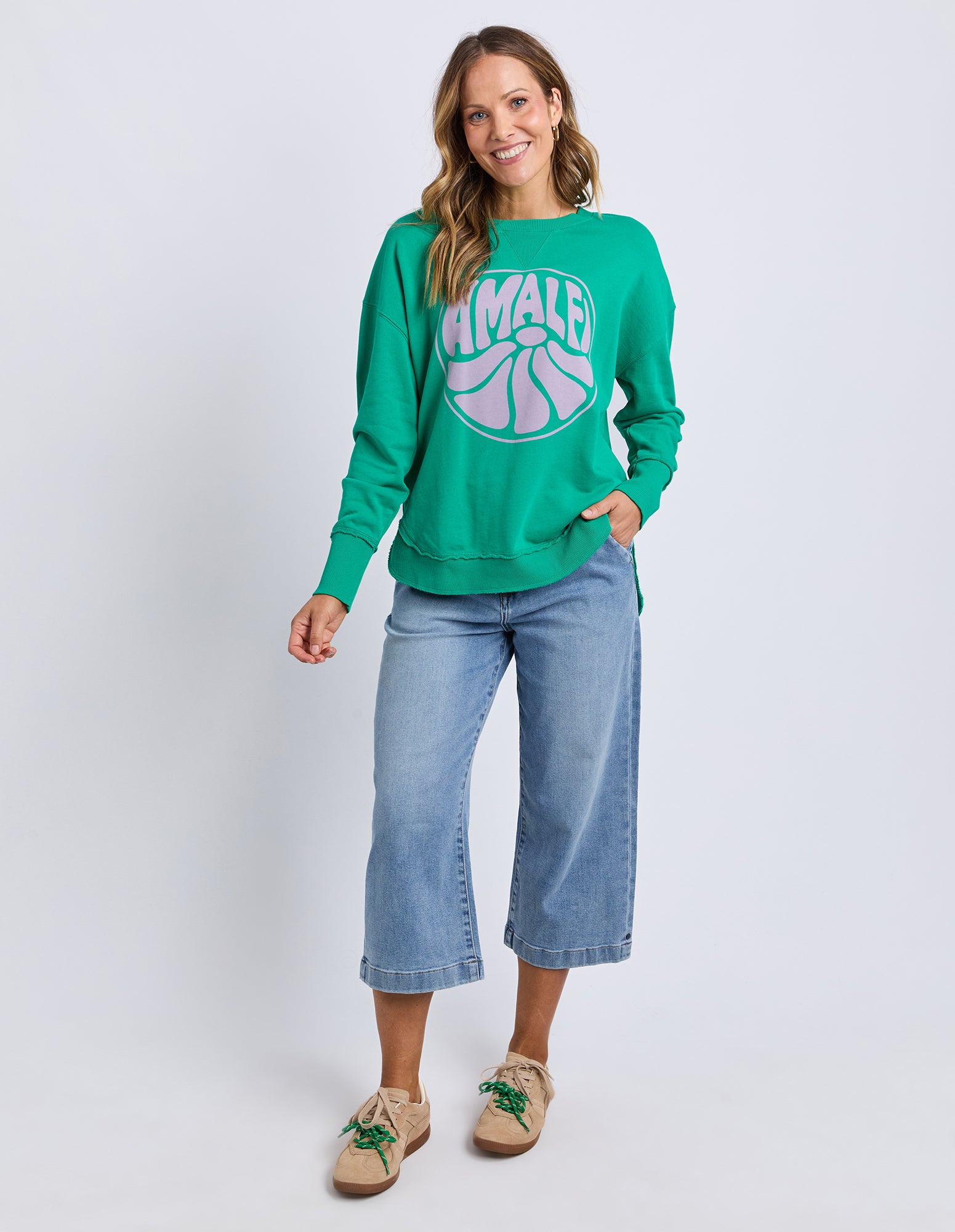 Amalfi Crew Turquoise