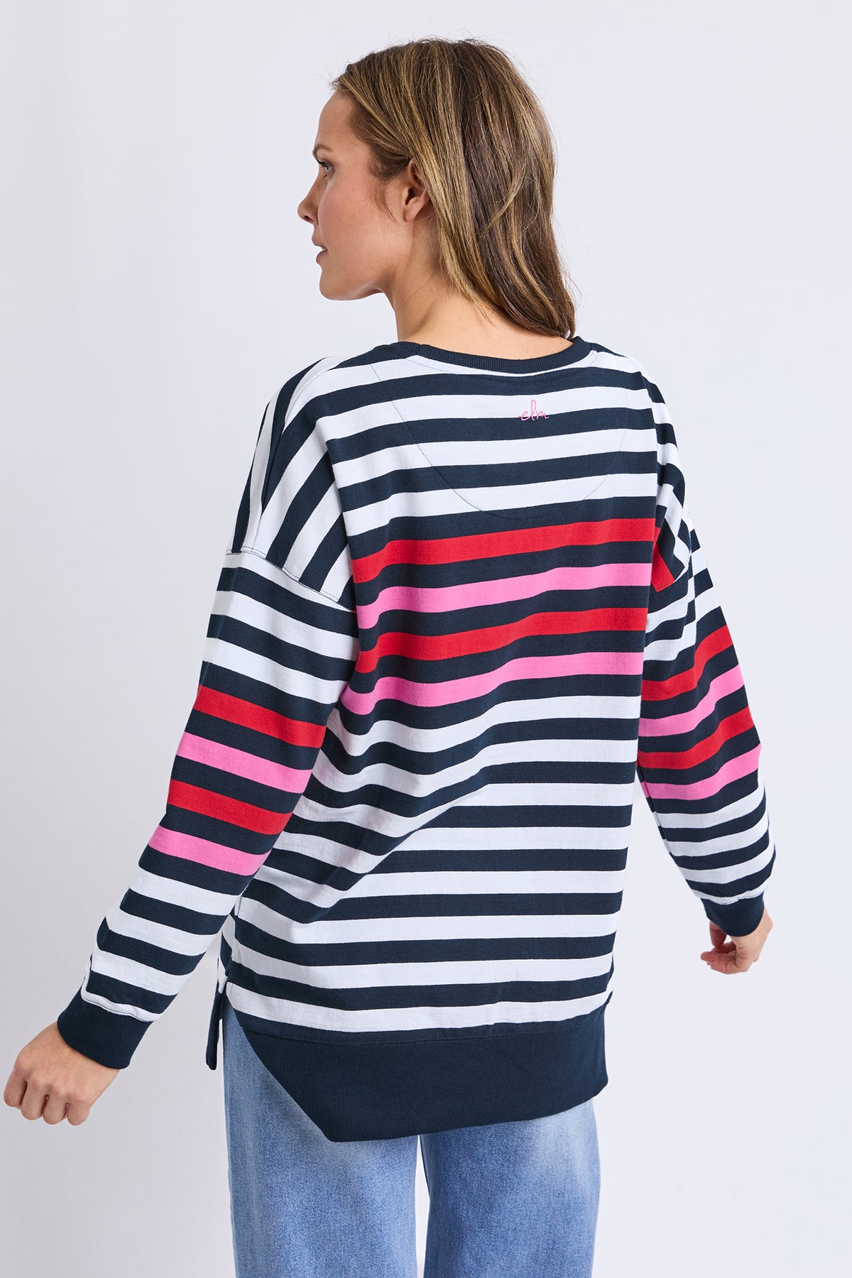 Lollipop Crew Navy & White Stripe