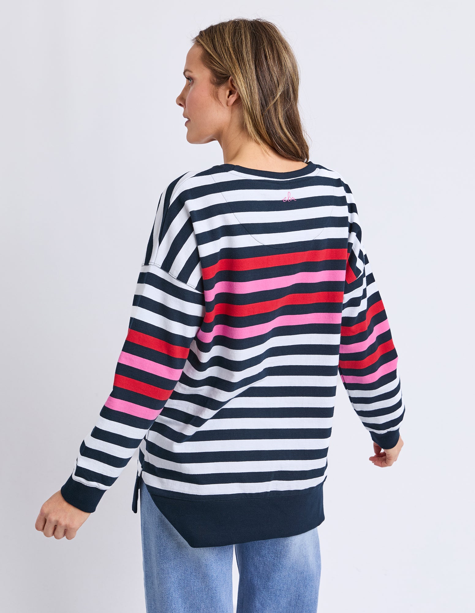Lollipop Crew Navy & White Stripe