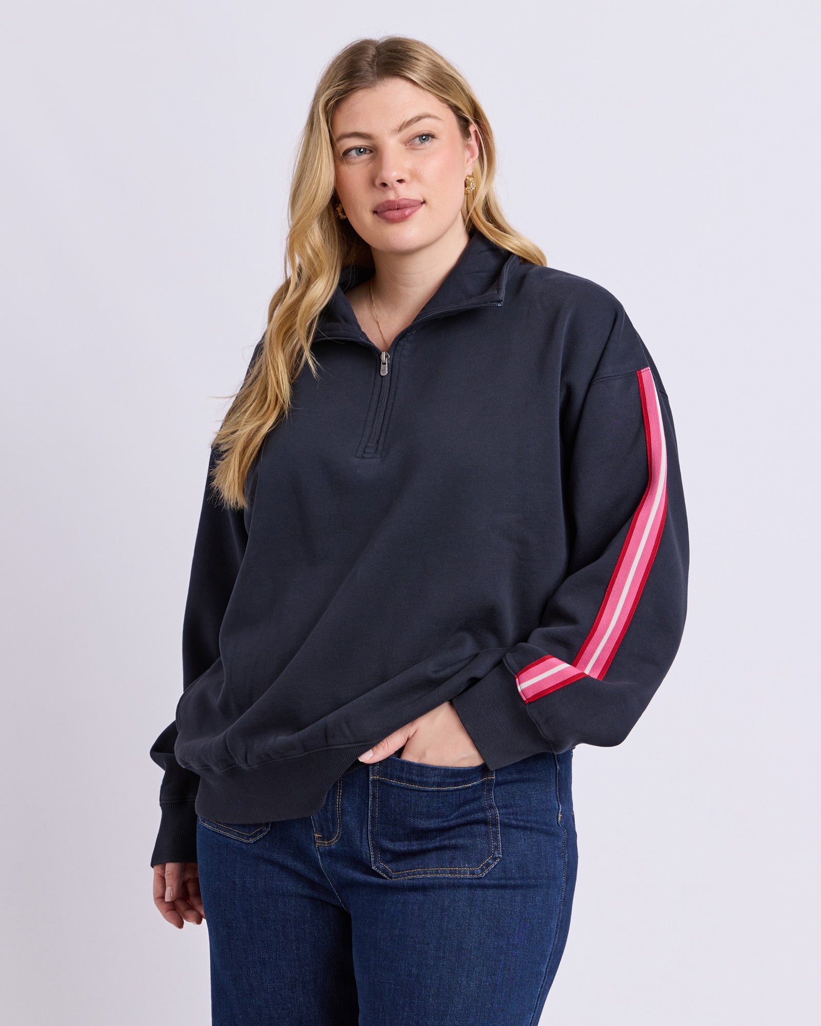 Lover 1/4 Zip Navy
