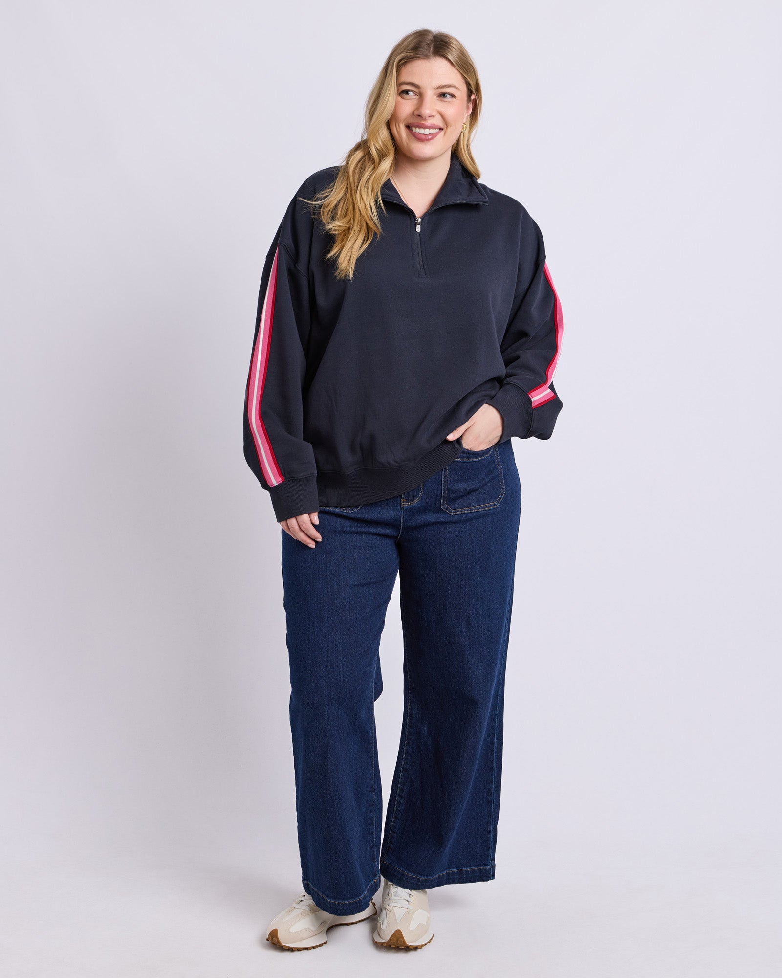 Lover 1/4 Zip Navy