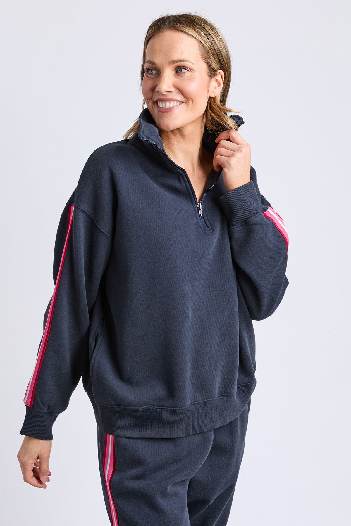 Lover 1/4 Zip Navy