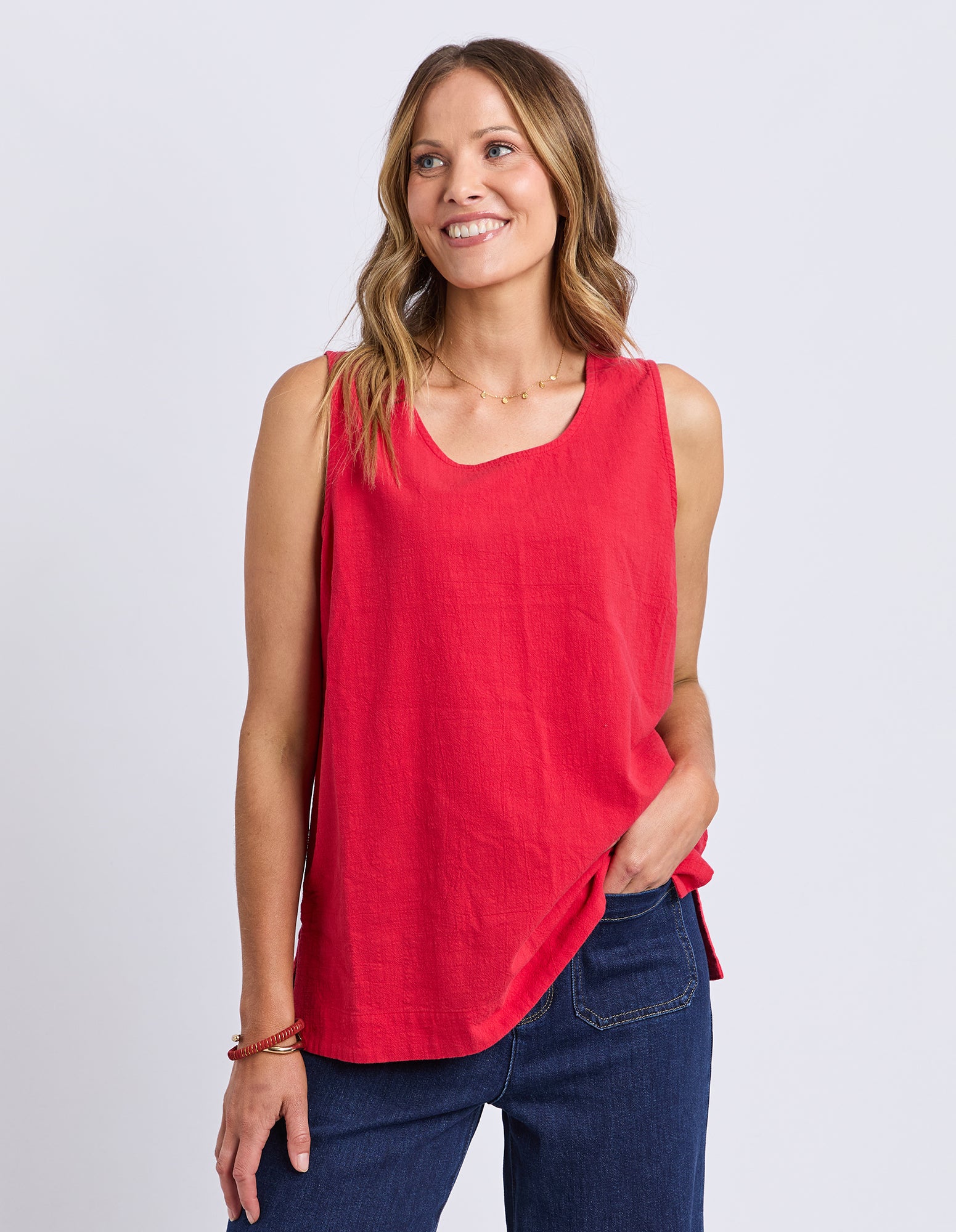 Esme Tank Cranberry