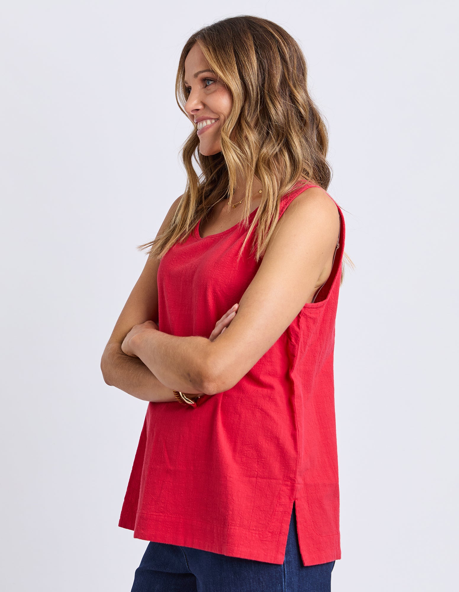 Esme Tank Cranberry