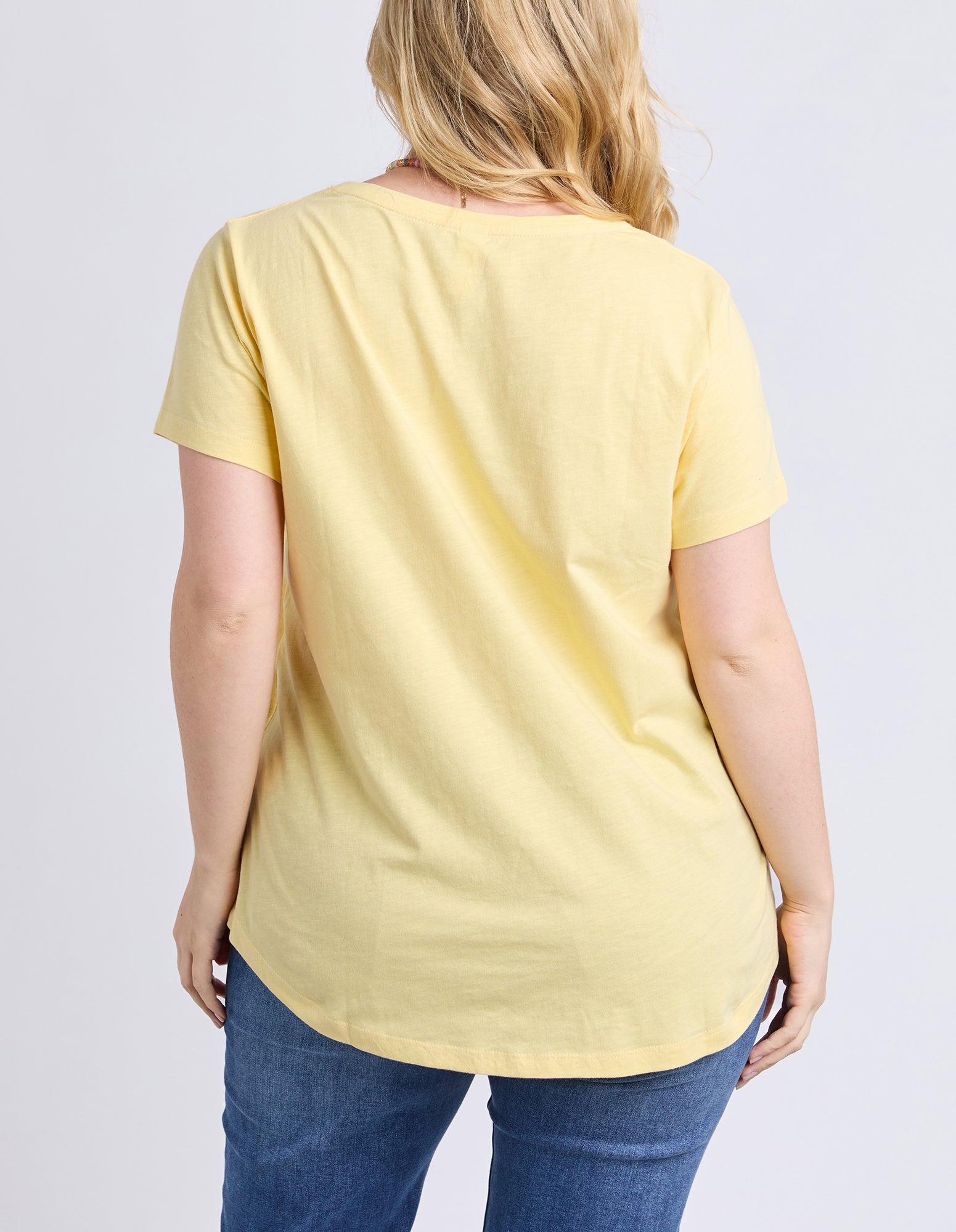 One Heart Tee Pale Banana