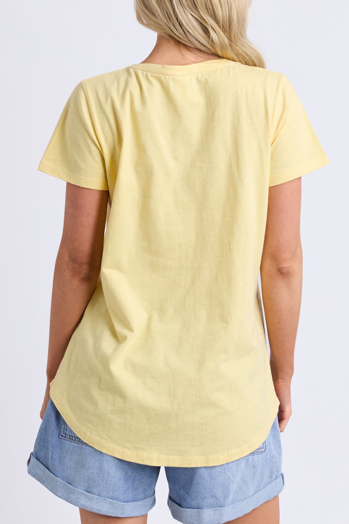 One Heart Tee Pale Banana