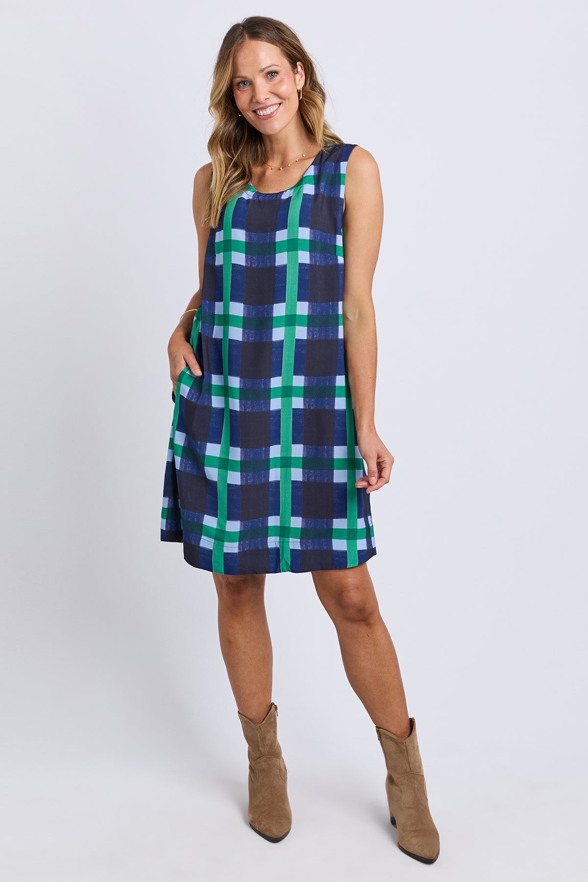Bari Slip Dress Bari Print