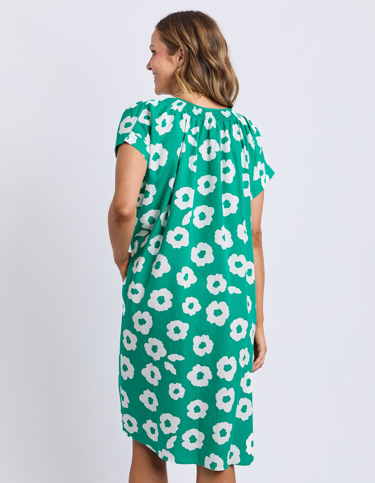 Azalea Mini Dress Turquoise
