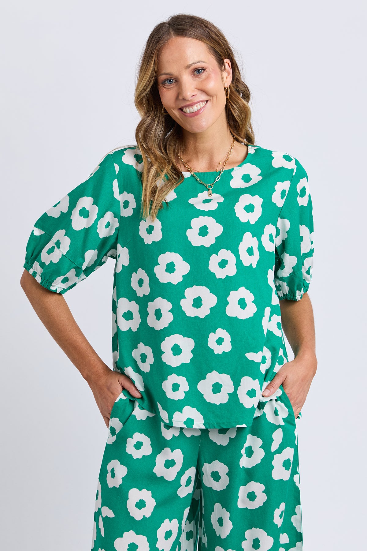 Azalea Top Turquoise
