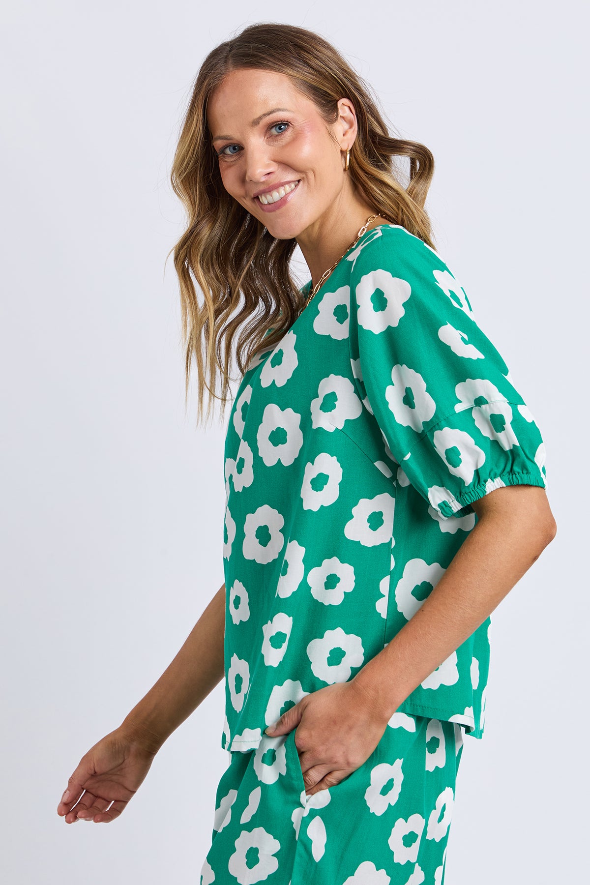 Azalea Top Turquoise