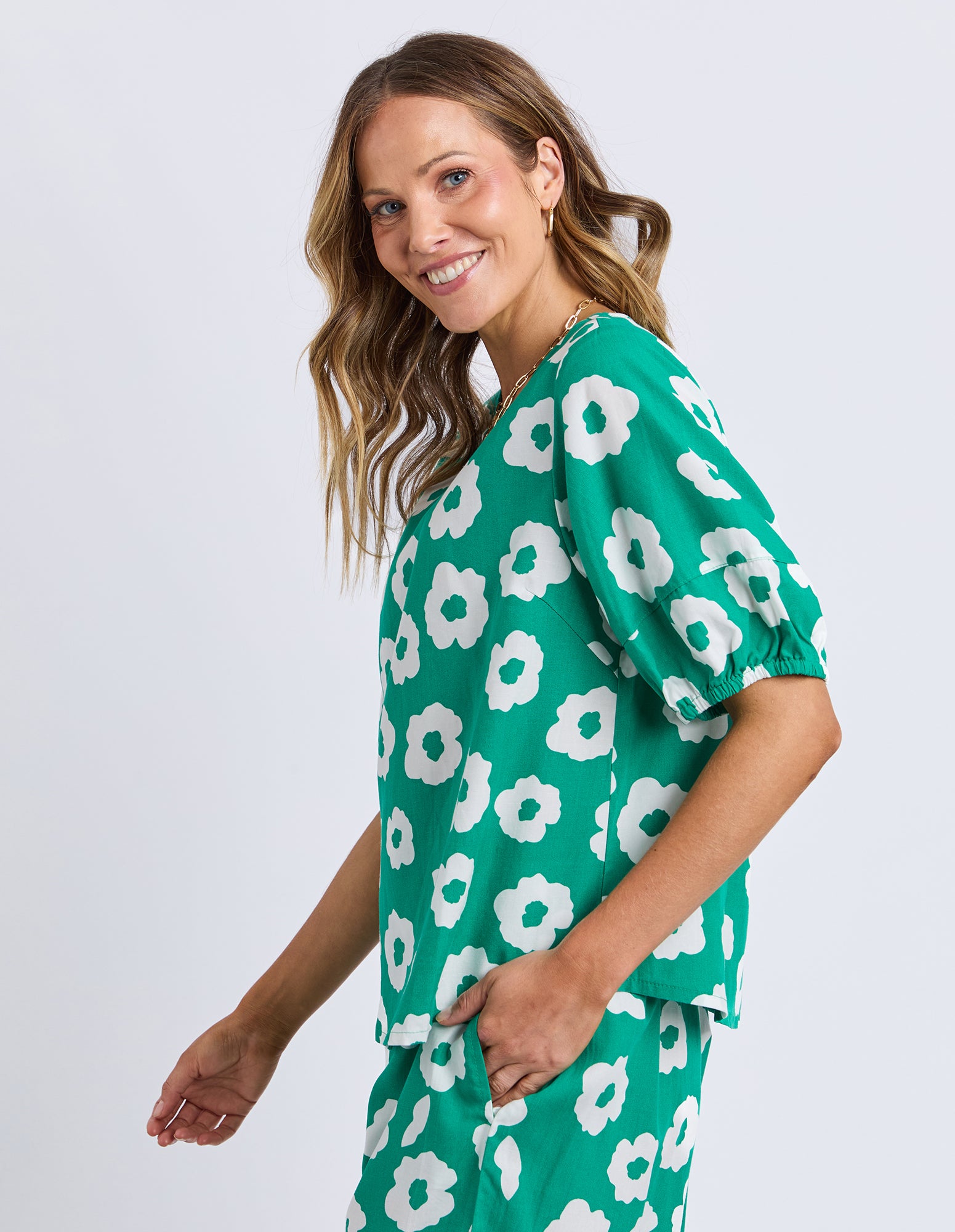 Azalea Top Turquoise