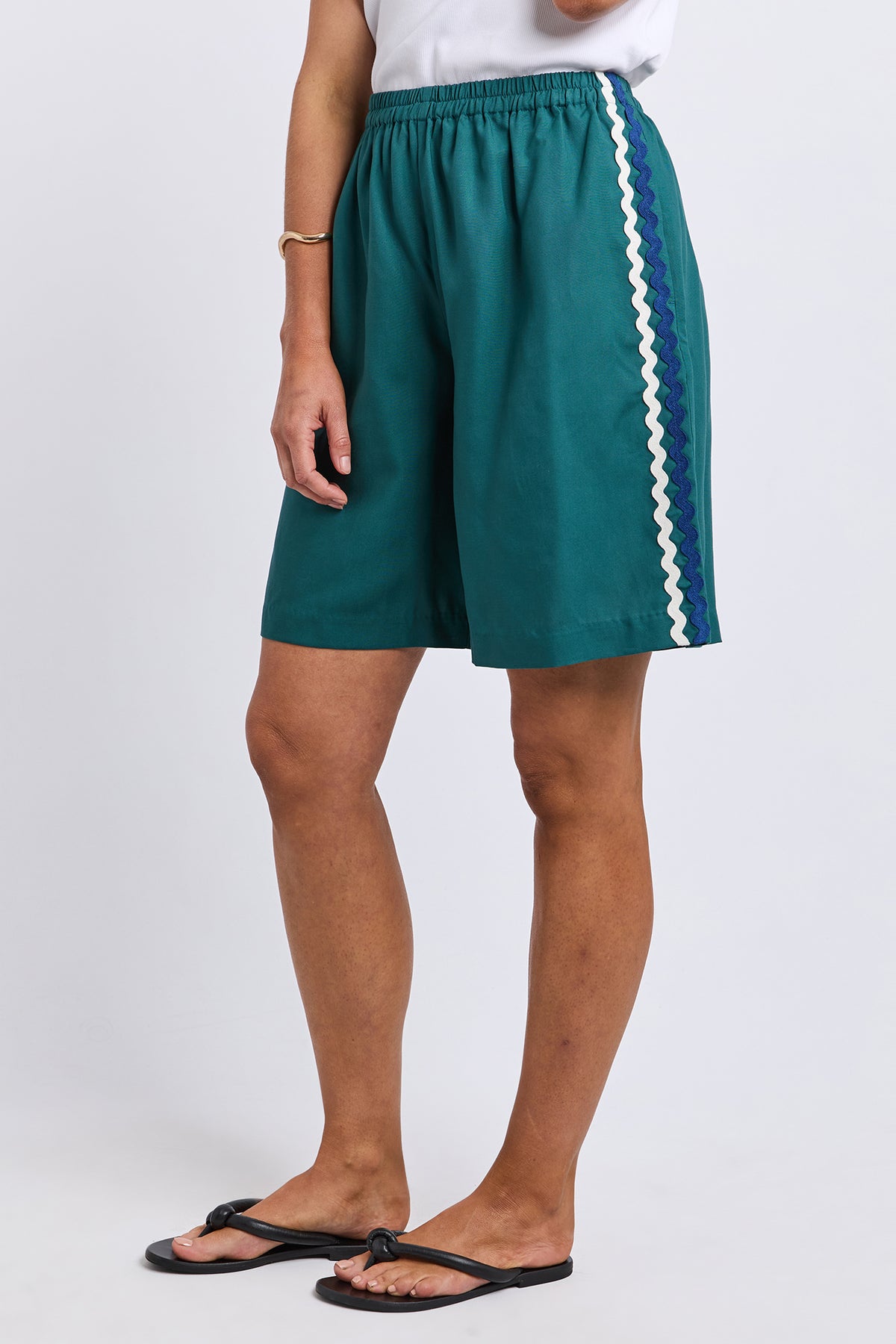 Ric Rac Short Teal