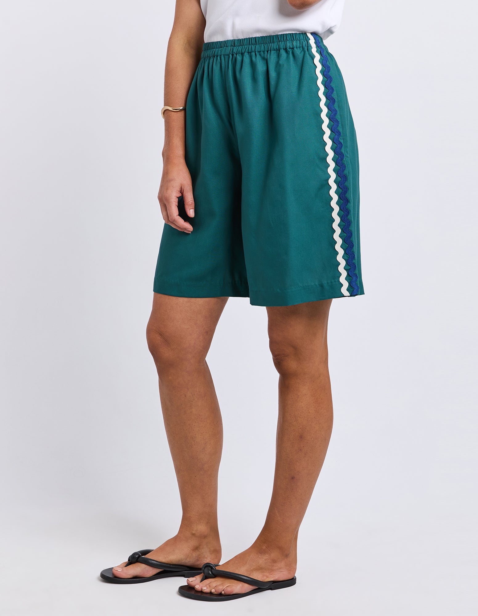 Ric Rac Short Teal