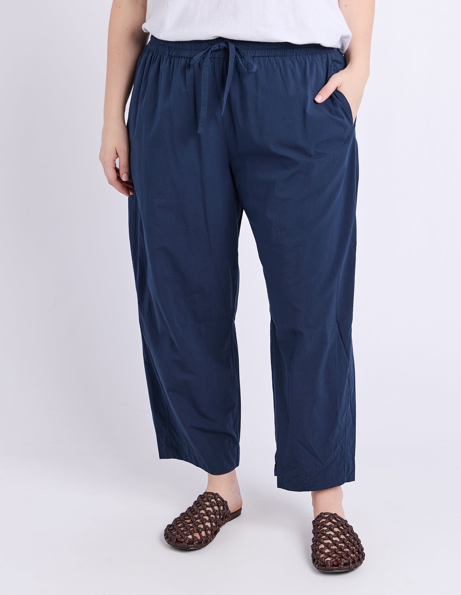 Drift Barrel Pant Navy