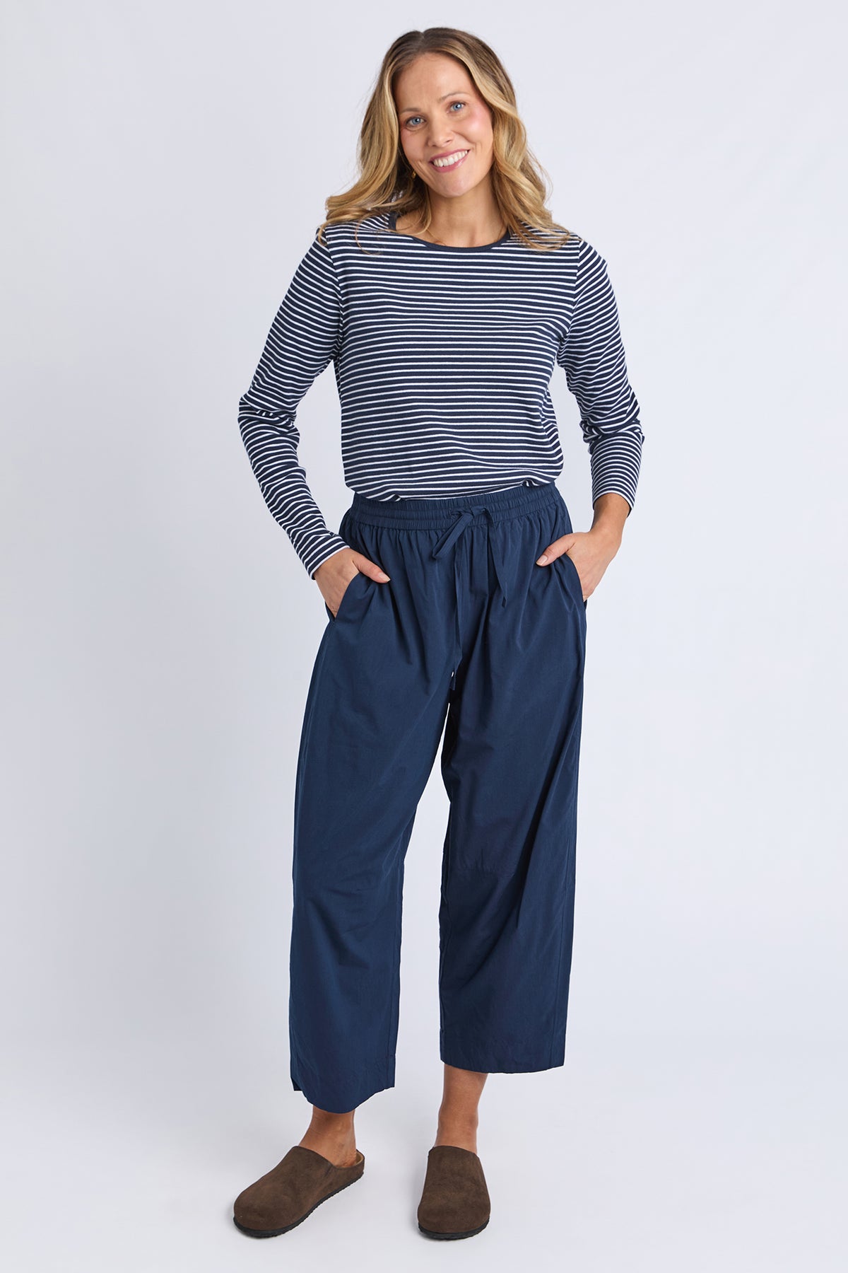 Drift Barrel Pant Navy