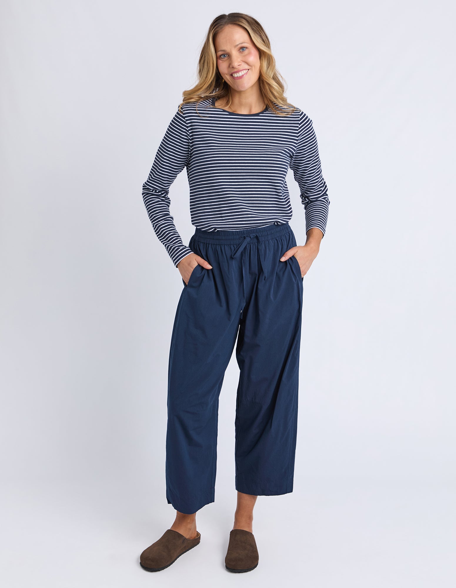 Drift Barrel Pant Navy