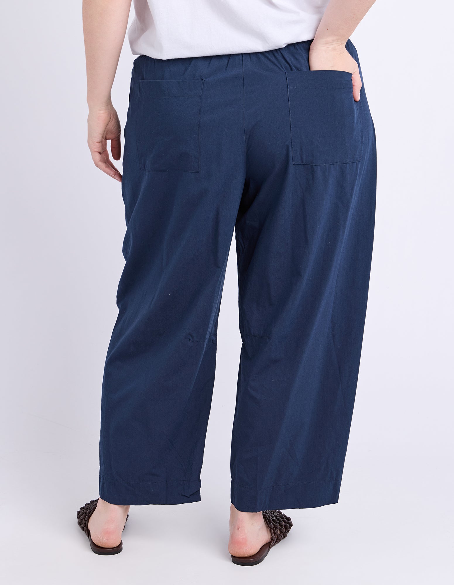 Drift Barrel Pant Navy