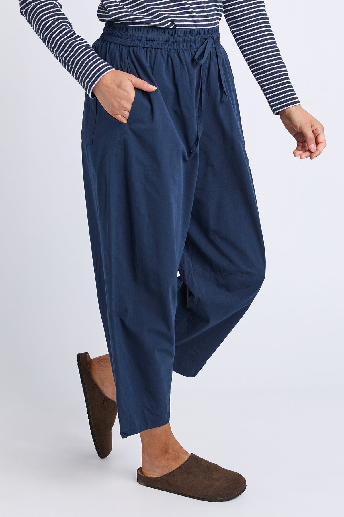 Drift Barrel Pant Navy