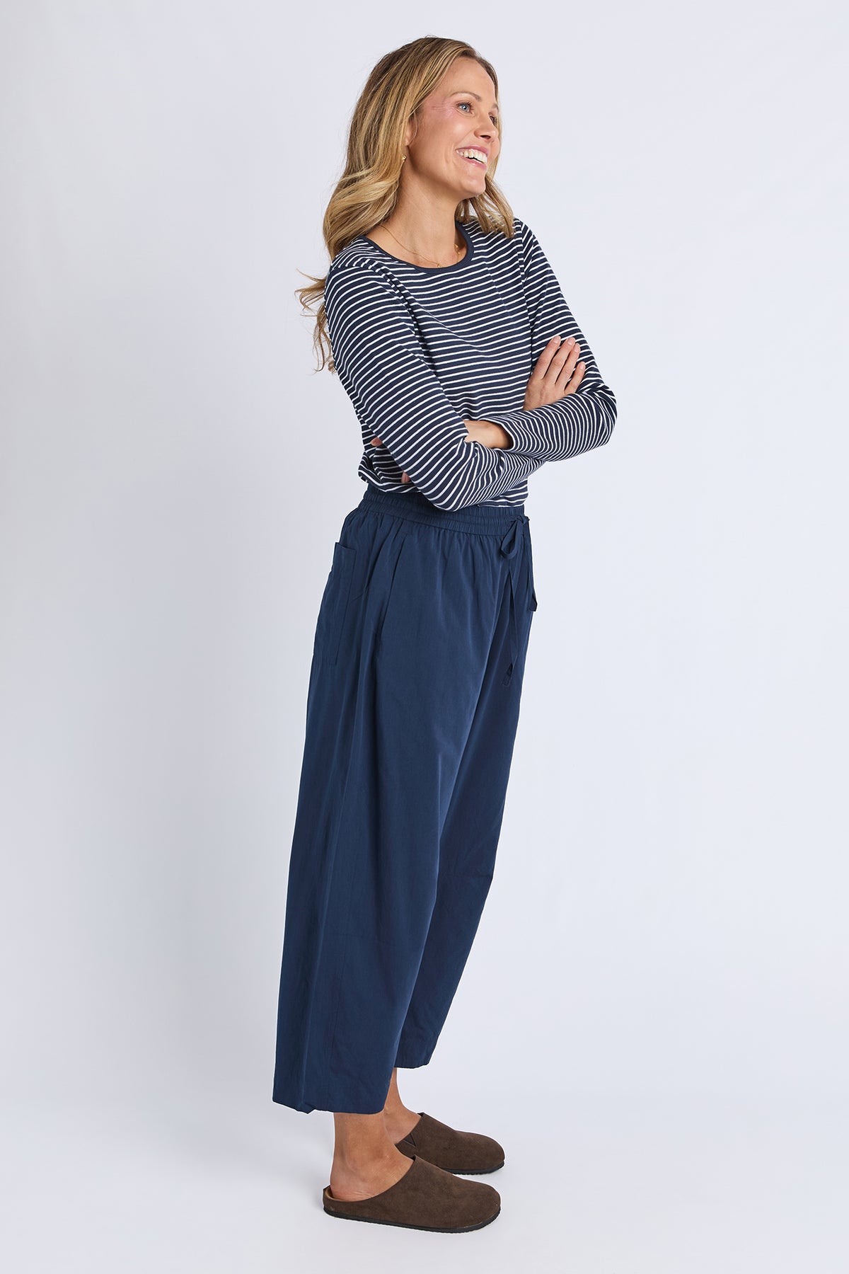 Drift Barrel Pant Navy