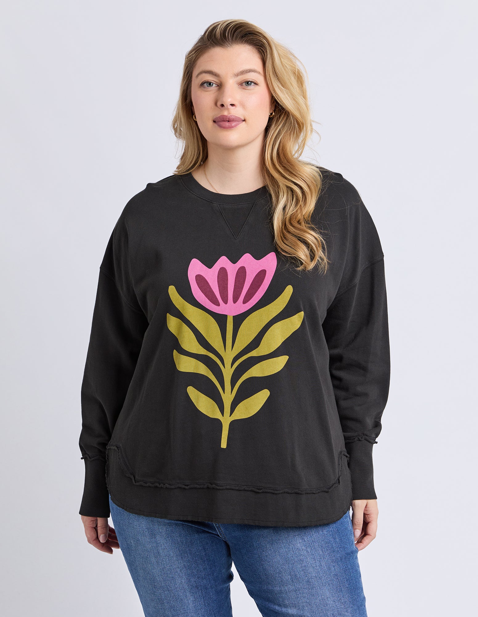Fiore Crew Washed Black