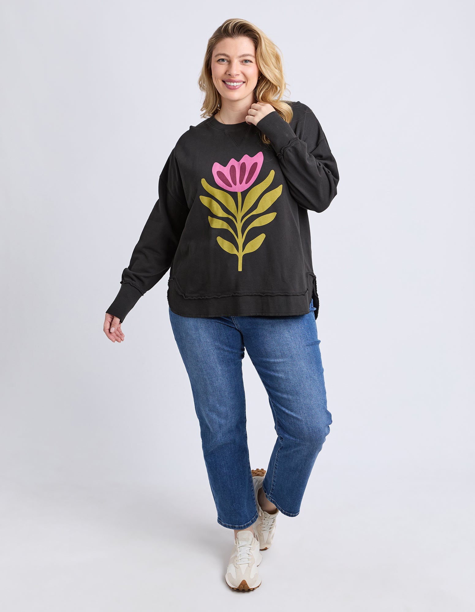 Fiore Crew Washed Black