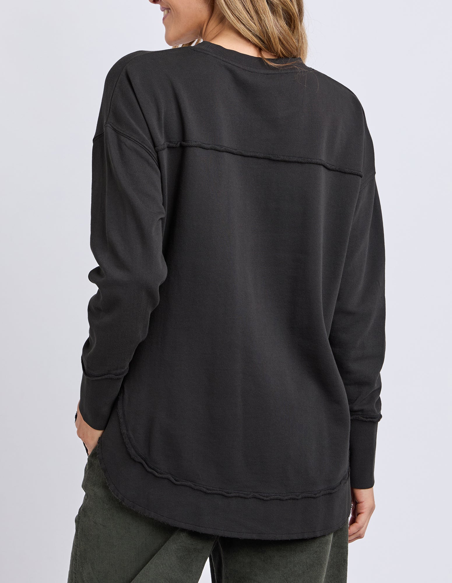 Fiore Crew Washed Black