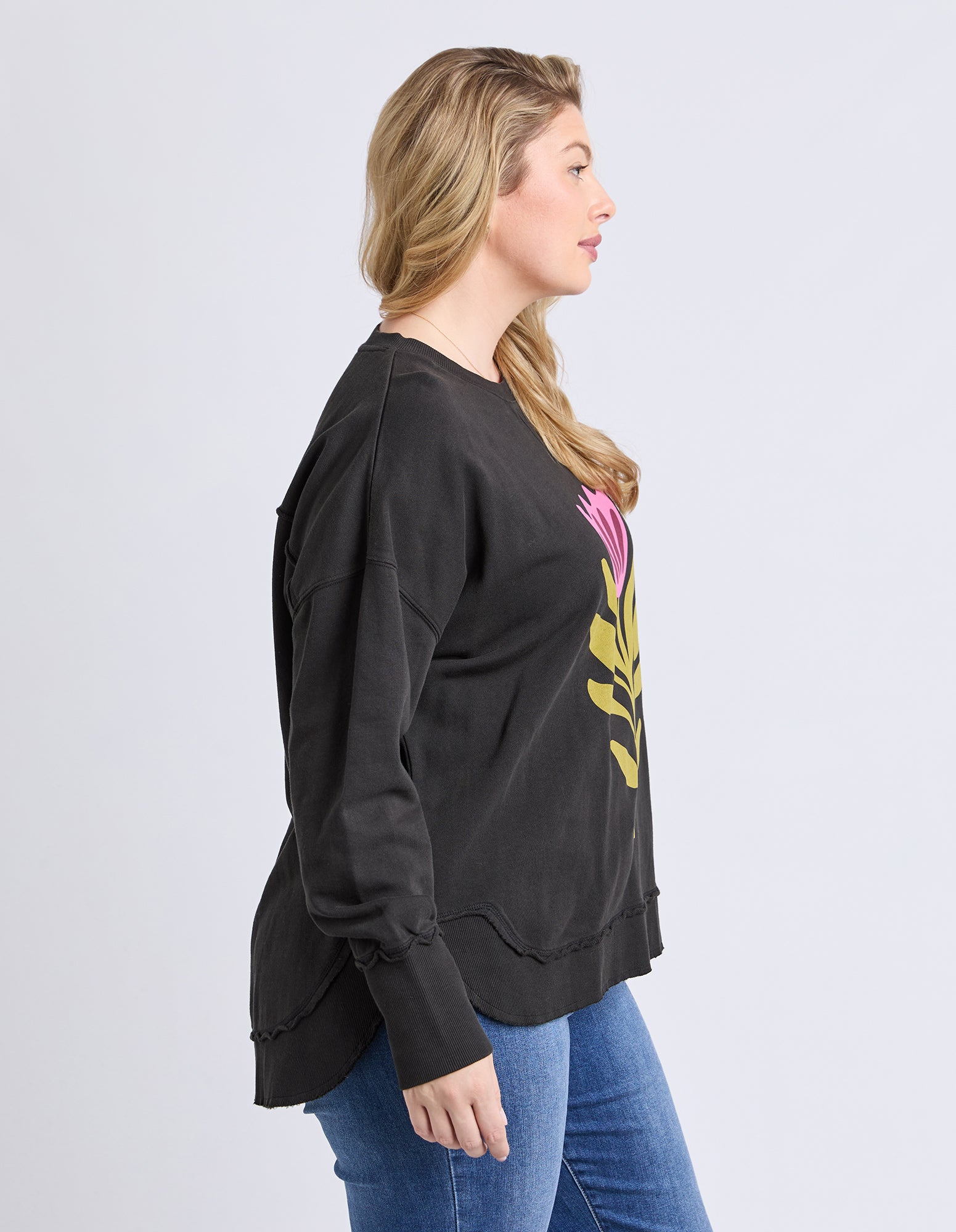 Fiore Crew Washed Black